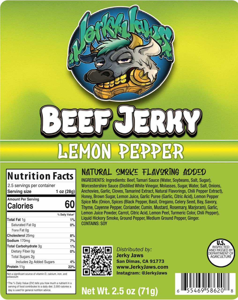 LEMON PEPPER BEEF JERKY