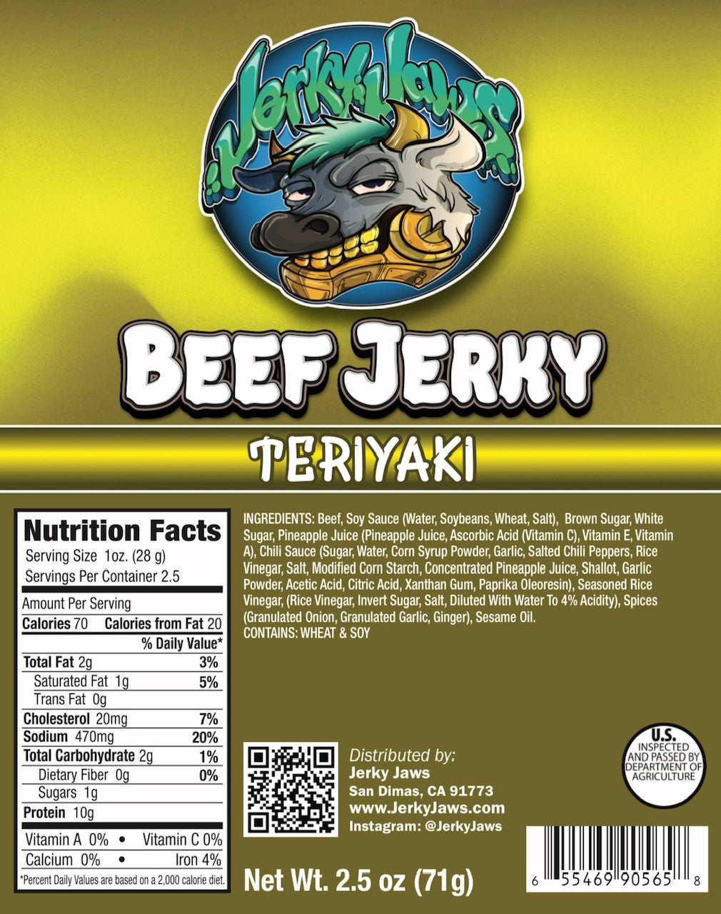 TERIYAKI BEEF JERKY