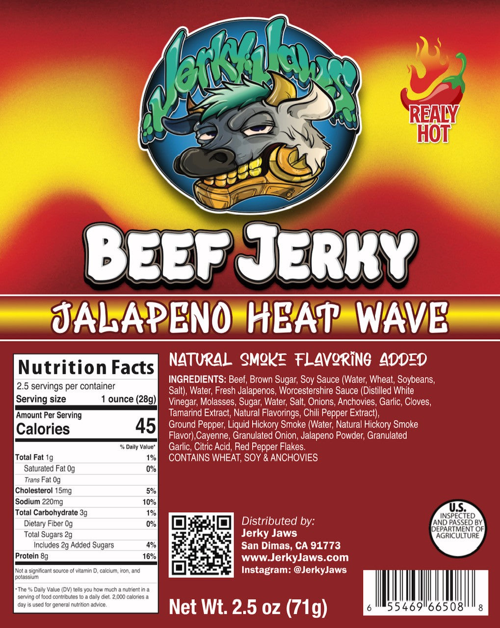JALAPENO HEAT WAVE BEEF JERKY